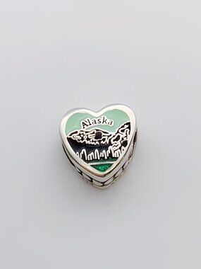 Pandora Ketchikan Travel Alaska Exclusive Heart Charm Pendant